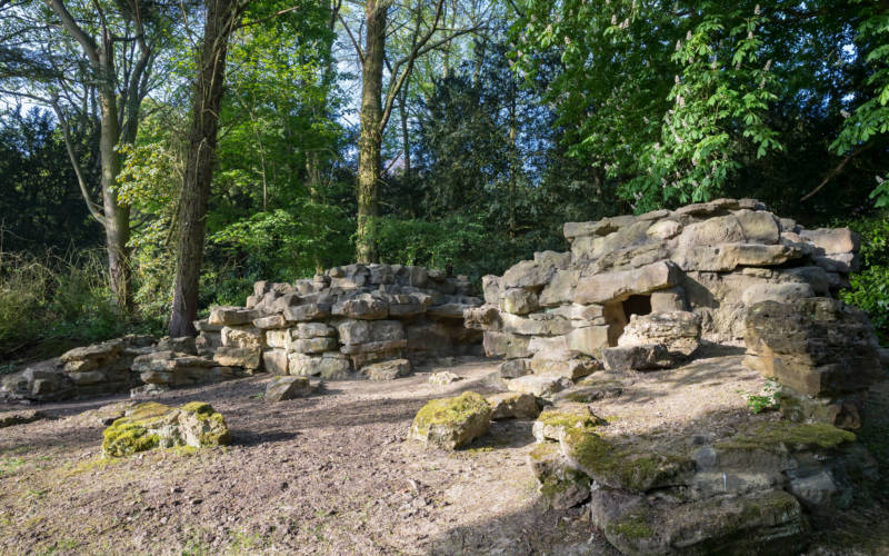 Pulham rockwork at Tulip Patch