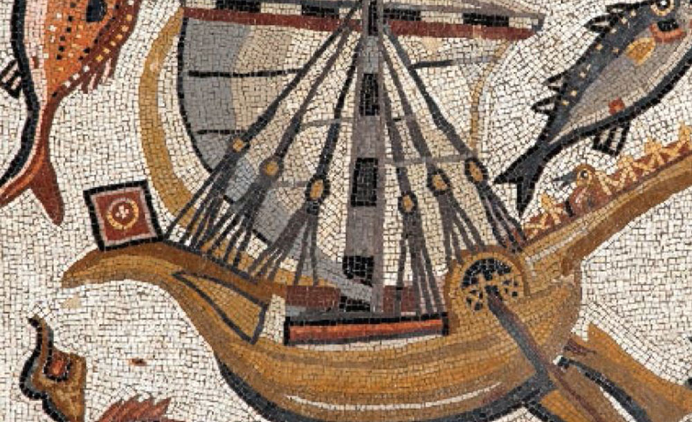 The Lod floor mosaic (detail) late third CE Israel Antiquities Authority