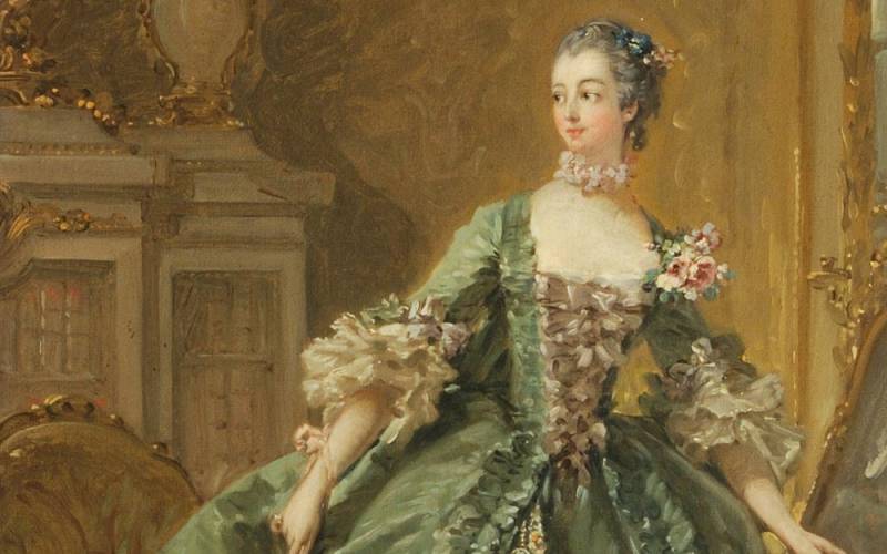 Sketch for a Portrait of Madame de Pompadour, Francois Boucher. Photo (c) Waddesdon Image Library, Public Catalogue Foundation