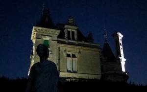 Waddesdon Manor at night