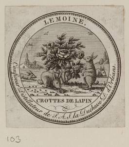 Unknown maker, Label for Chocolate Drops Made by Lemoine, Confectioner and Distiller, c. 1815